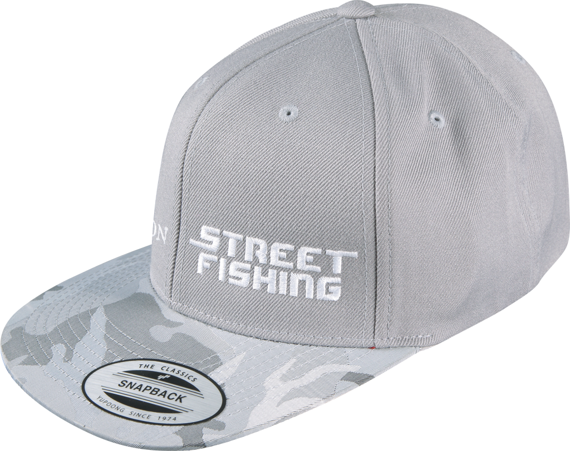 Czapka Dragon Street Fishing Limited Edition 2019 flat front - snapback 076 grey - silver camouflage