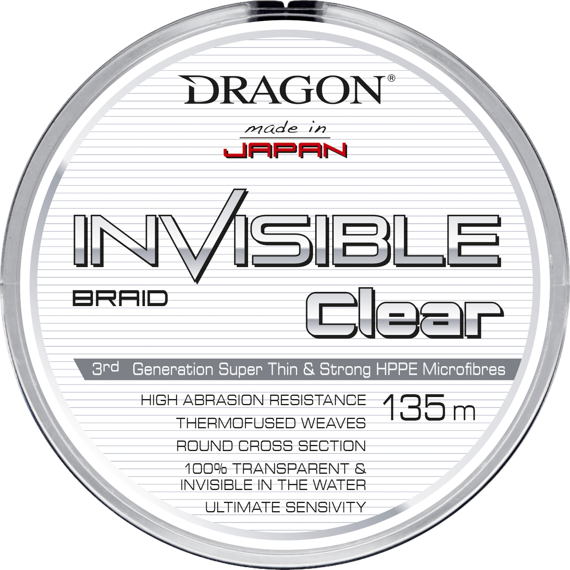 Dragon Invisible CLEAR Momoi 0.12mm 10.6kg - plecionka wędkarska