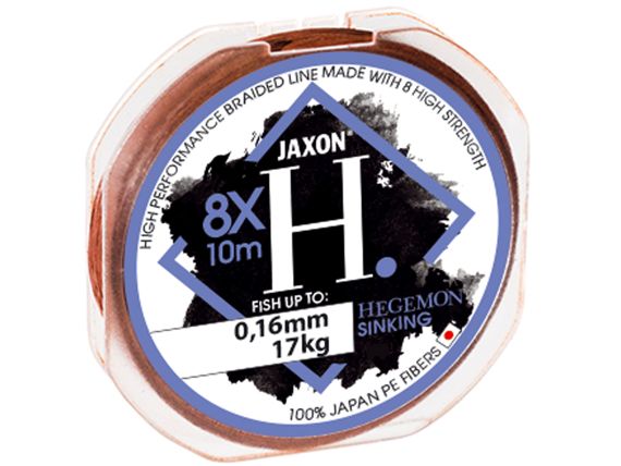 Plecionka tonąca 8x Jaxon Hegemon Sinking 0,08-0,20mm 10m
