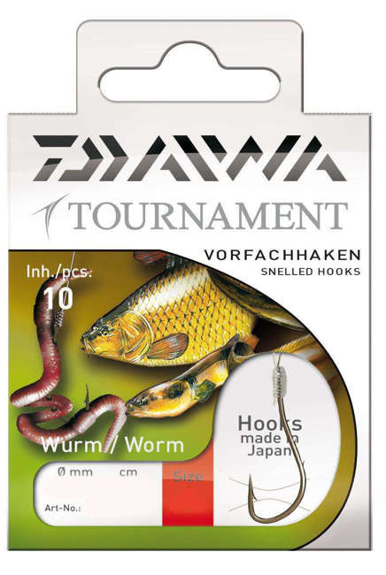Przypon gotowy Daiwa Tournament Czerwony robak